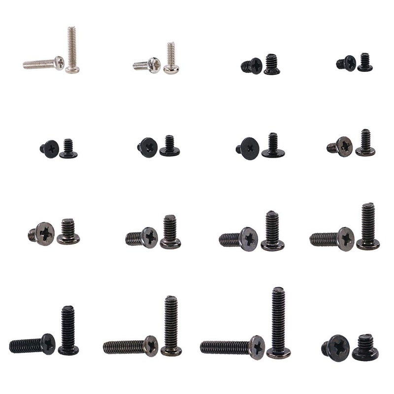 Glarks 880pcs Laptop Notebook Computer Screw Replacement Repair Kit for Lenovo Dell Toshiba Sony Samsung HP Gateway (Extra: Phillips Screwdriver) - Image 3